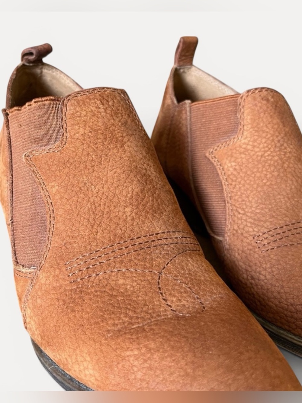 Lucky Brand Tan Ankle Leather  Booties Women’s size 7.5 - Picture 14 of 15